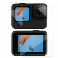 Screen Protector Temper Glass Ultra Clear LCD + Lens Protector 3pcs For GoPro