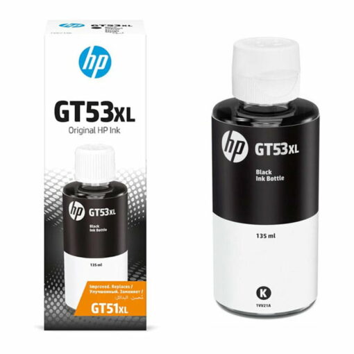 HP GT53XL Black Original Ink Cartridge Bottle (1VV21AE) 135ml