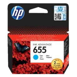 HP 655 Cyan Original Ink Cartridge (CZ110AE)