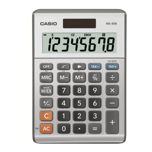 Casio MS-80B Standard Function Desktop Calculator for Office