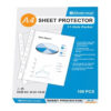 OBO Sheet Protectors Top Load for A4 – 100 Pack for Office