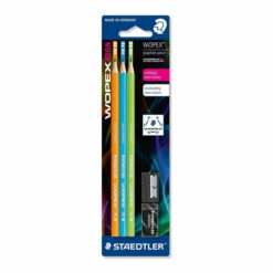 Staedtler Original Wopex (180FSBK3-2) Neon HB Pencil Set