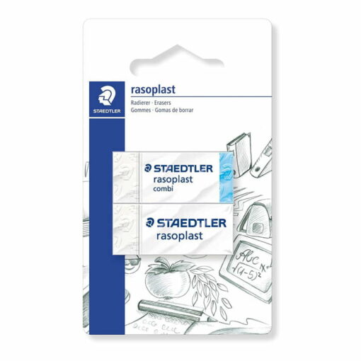 Staedtler Original (526-S BK2D) Eraser Blister Card with 1 Rashproof