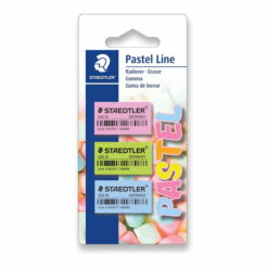 Staedtler Original Pastel Line (52635PBK3) Eraser Pastel Colors 3 Pack