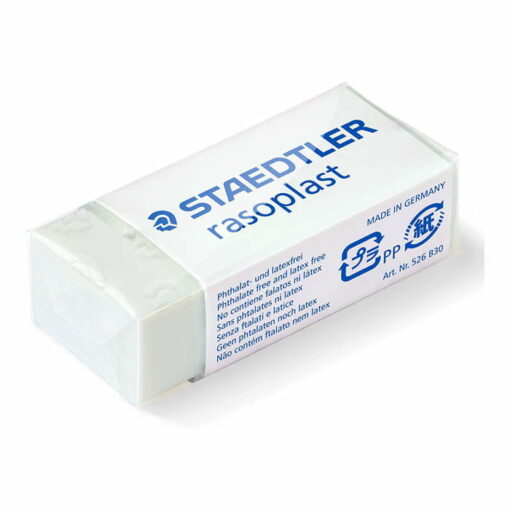 Staedtler Original Rasoplast (526 B3 BK3D) Eraser 3 Pack