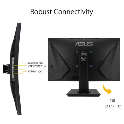 ASUS TUF Gaming VG24VQE 23.6″ Full HD Curved Monitor