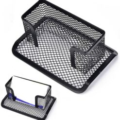Wire Mesh Card Steel Black for Office