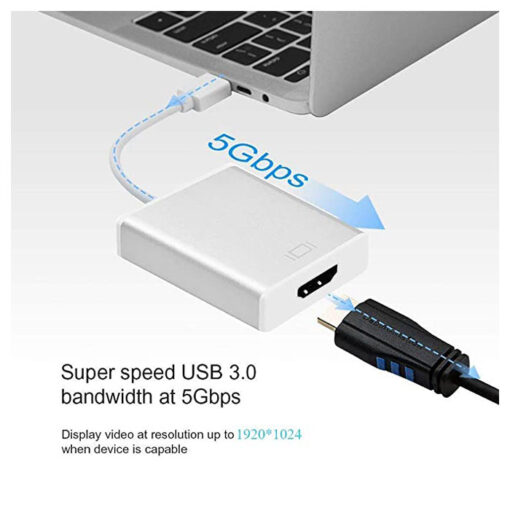 USB to HDMI Adapter; USB 3.0/2.0 to HDMI 1080