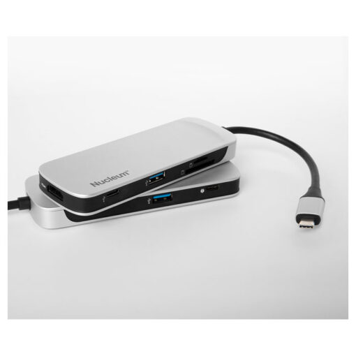 Nucleum Type-C Adapter Connect USB 3.0,HDMI,SD/MicroSD
