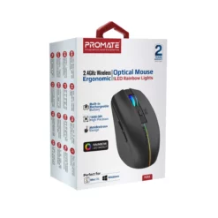 PROMATE Ergonomic Wireless Optical Mouse