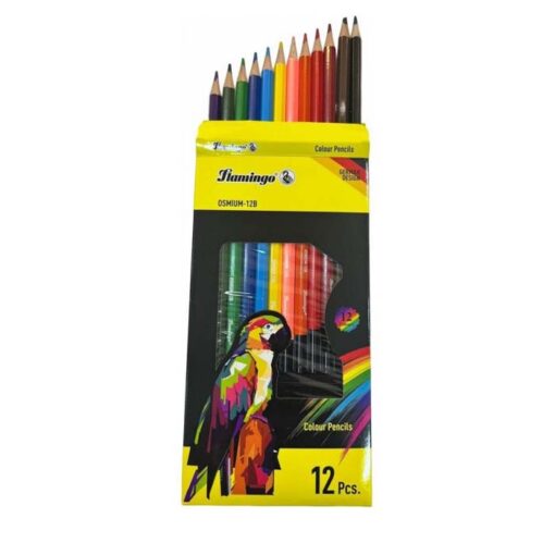 Flamingo Colour Pencil with High Quality اقلام تلوين