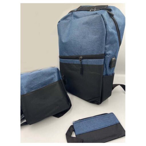 Ultimate School Set: Bag, Lunch Kit, Pencil Case, and USB Port