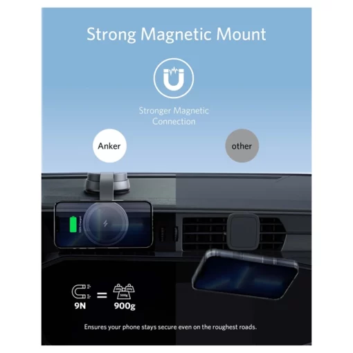 Anker 613 Magnetic Wireless Charger (MagGo)  Black