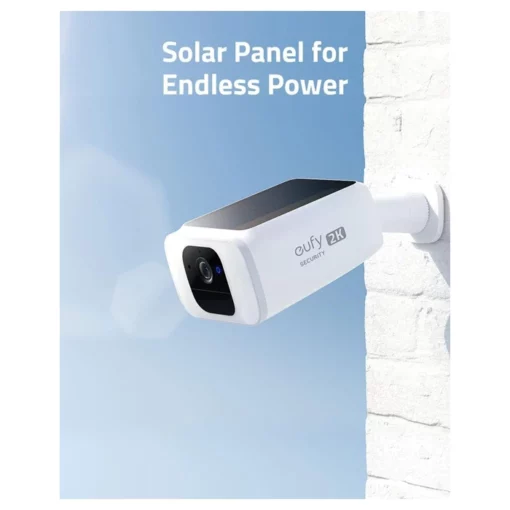 Eufy Security  Spotlight Cam Solar  Black+White