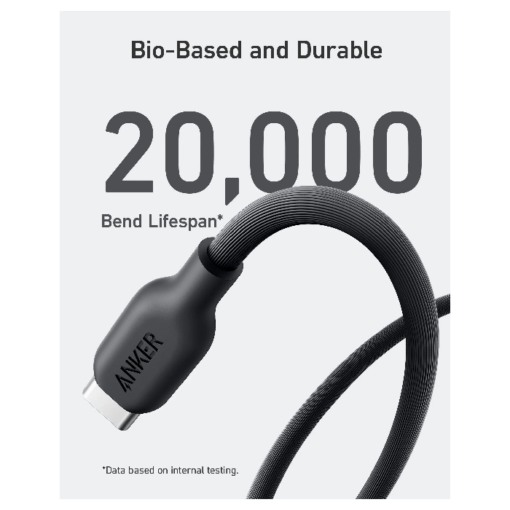 Anker 544 USB-C to USB-C Cable (Bio-Based 3ft) (140W)
