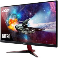Acer Nitro Gaming Monitor 27-inch Screen IPS Full HD 1ms 165Hz HDR 400 FreeSync Speakers, Adjustable (VG271 S)