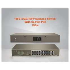 16FE+2GE/1SFP Desktop Switch With 16-Port PoE