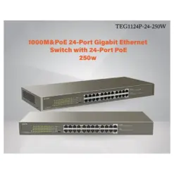 24GE+2SFP Ethernet Switch With 24-Port PoE