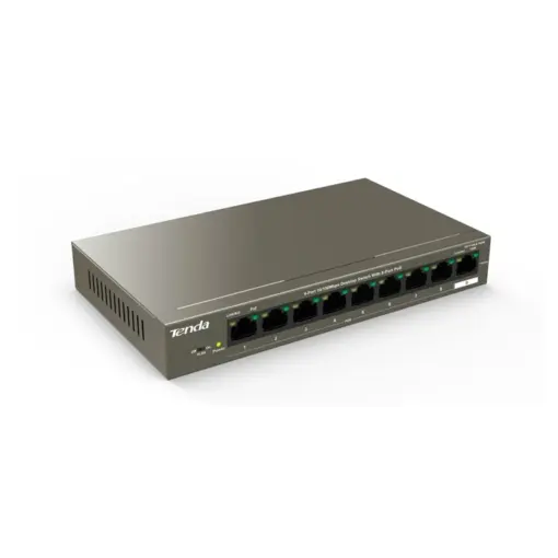 9-Port Fast Ethernet Switch With 8-Port PoE